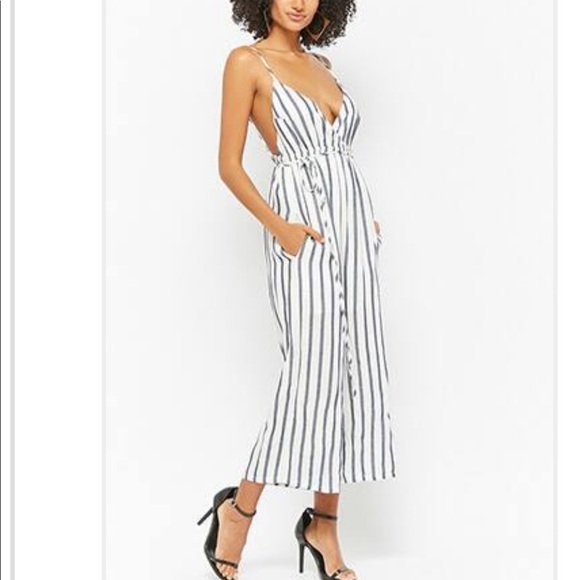 Forever 21 Pants - Forever 21 Striped Jumpsuit